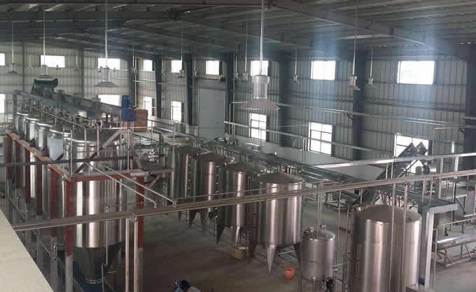 酵素粉劑、含片與液體生產線實例